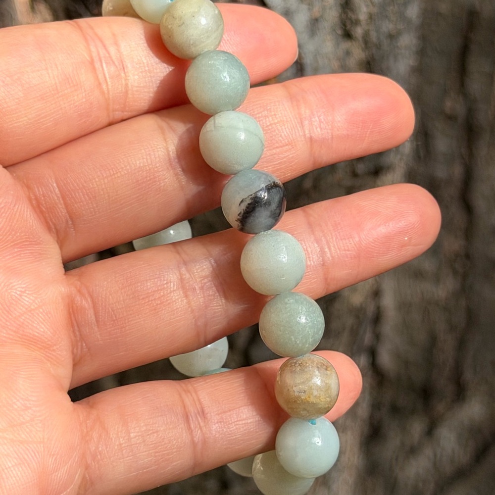 10mm stretchable Carribean Calcite bracelet 0440‎ - Picture 8 of 9